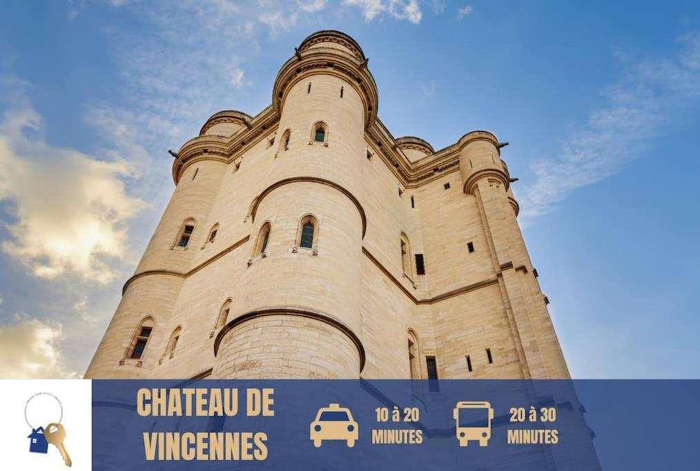 Ferienwohnung 9 Min From Chateau De Vincennes - Paris & Disney Saint-Maurice  Exterior foto